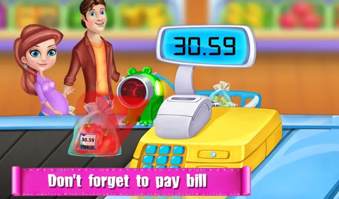 Kids Supermarket Shopping Game android App screenshot 2