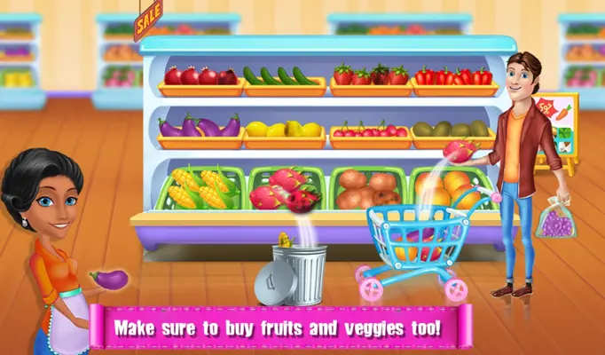 Kids Supermarket Shopping Game android App screenshot 3