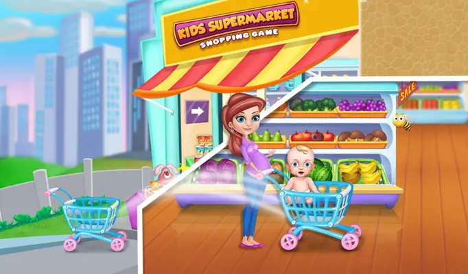 Kids Supermarket Shopping Game android App screenshot 4